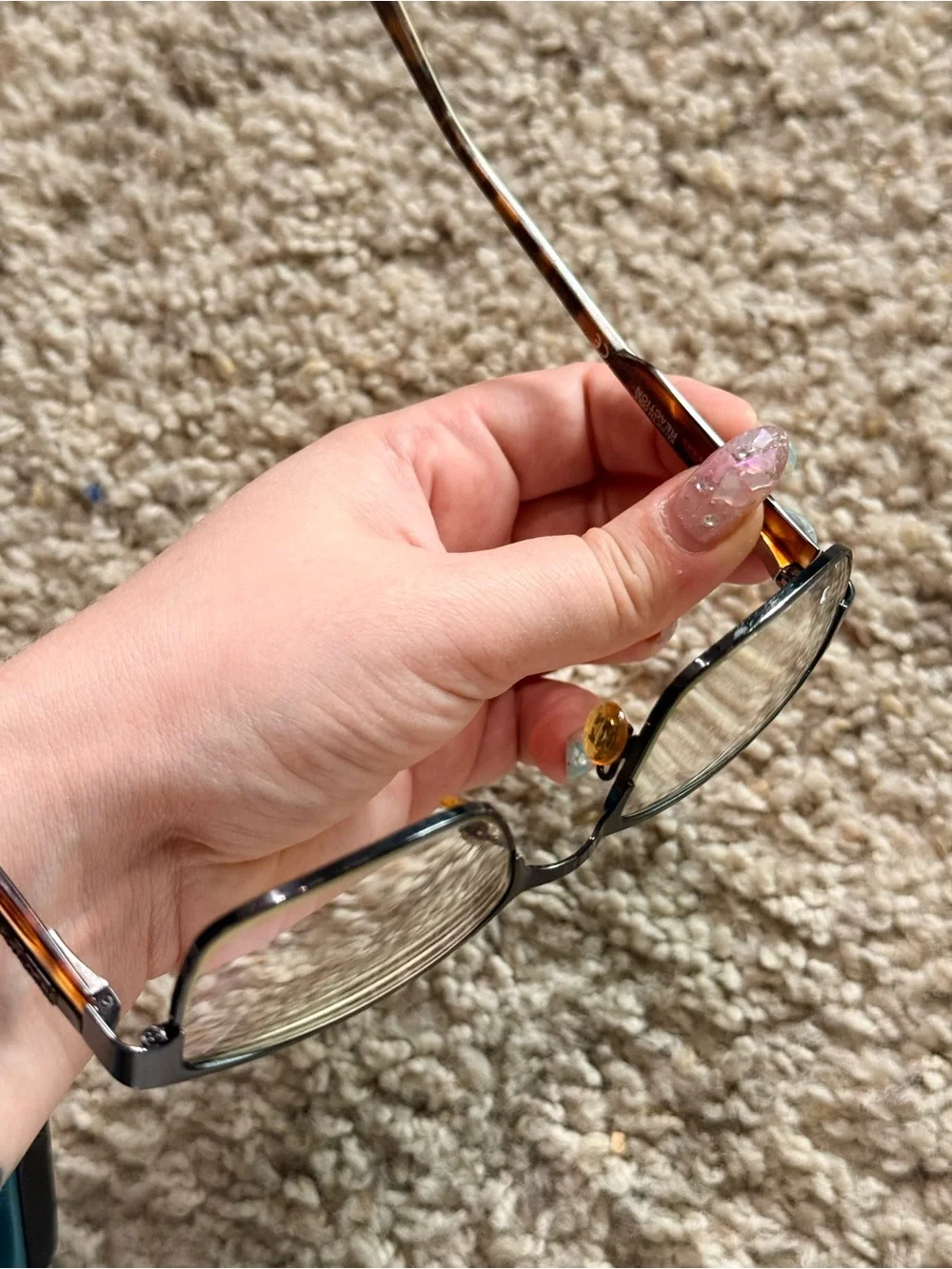 Kenneth Cole Reaction Tortoise & Black Eyeglass Frames KC0747